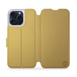 Hülle für Apple iPhone 15 Pro Max - Farbe Gold&Gray