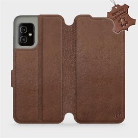 Hülle für Asus Zenfone 8 - Farbe Brown Leather