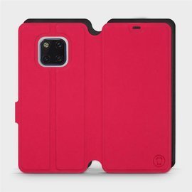 Hülle für Huawei Mate 20 Pro - Farbe Rot mit Schwarz