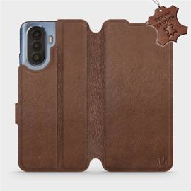 Hülle für Huawei Nova Y70 - Farbe Brown Leather