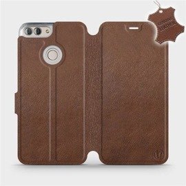 Hülle für Huawei P Smart - Farbe Brown Leather