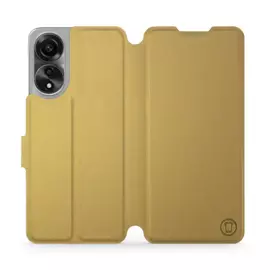 Hülle für OPPO A78 5G - Farbe Gold&Orange