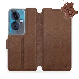 Hülle für OPPO Reno 11F - Farbe Brown Leather