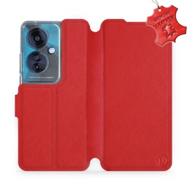 Hülle für OPPO Reno 11F - Farbe Red Leather