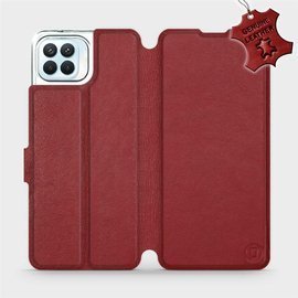 Hülle für OPPO Reno 4 Lite - Farbe Dark Red Leather