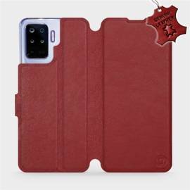 Hülle für OPPO Reno 5 Lite - Farbe Dark Red Leather