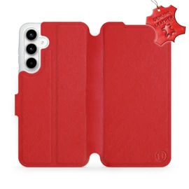 Hülle für Samsung Galaxy A35 5G - Farbe Red Leather