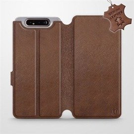 Hülle für Samsung Galaxy A80 - Farbe Brown Leather