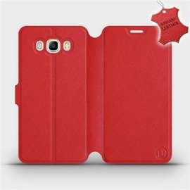 Hülle für Samsung Galaxy J7 2016 - Farbe Red Leather