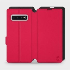 Hülle für Samsung Galaxy S10 Plus - Farbe Rot mit Schwarz