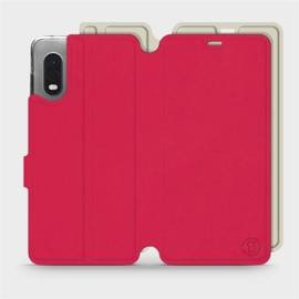 Hülle für Samsung Galaxy Xcover Pro - Farbe Rot mit Platin