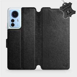 Hülle für Xiaomi 12 Pro - Farbe Black Leather