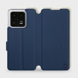 Hülle für Xiaomi 13 Pro - Farbe Marineblau mit Platin