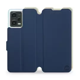 Hülle für Xiaomi POCO X5 5G - Farbe Marineblau mit Platin