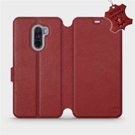 Hülle für Xiaomi Pocophone F1 - Farbe Dark Red Leather