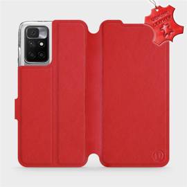 Hülle für Xiaomi Redmi 10 - Farbe Red Leather