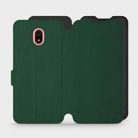 Hülle für Xiaomi Redmi 8A - Farbe Grün mit Schwarz