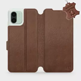 Hülle für Xiaomi Redmi A2 Plus - Farbe Brown Leather