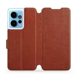 Hülle für Xiaomi Redmi Note 12 4G - Farbe Brown&Orange