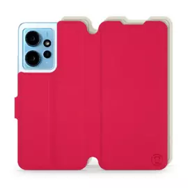 Hülle für Xiaomi Redmi Note 12 4G - Farbe Rot mit Platin