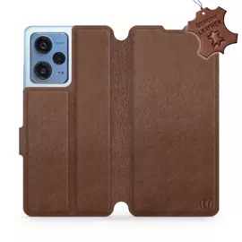 Hülle für Xiaomi Redmi Note 12 Pro Plus 5G - Farbe Brown Leather