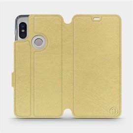 Hülle für Xiaomi Redmi Note 5 - Farbe Gold&Orange