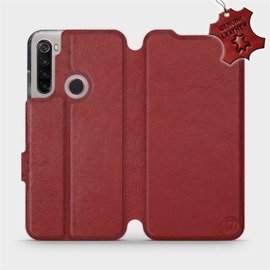 Hülle für Xiaomi Redmi Note 8 - Farbe Dark Red Leather