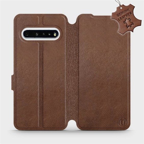 Hülle für LG V60 ThinQ 5G - Farbe Brown Leather