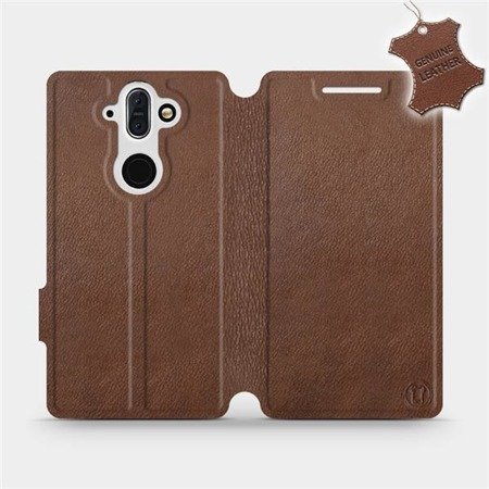 Hülle für Nokia 8 Sirocco - Farbe Brown Leather