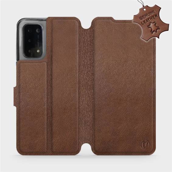 Hülle für OPPO A54 5G - Farbe Brown Leather