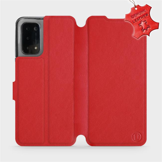 Hülle für OPPO A54 5G - Farbe Red Leather