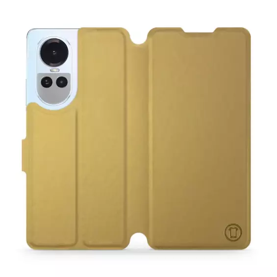 Hülle für OPPO Reno 10 5G - Farbe Gold&Orange