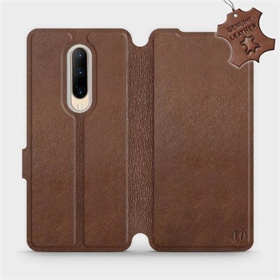 Hülle für OnePlus 7 Pro - Farbe Brown Leather