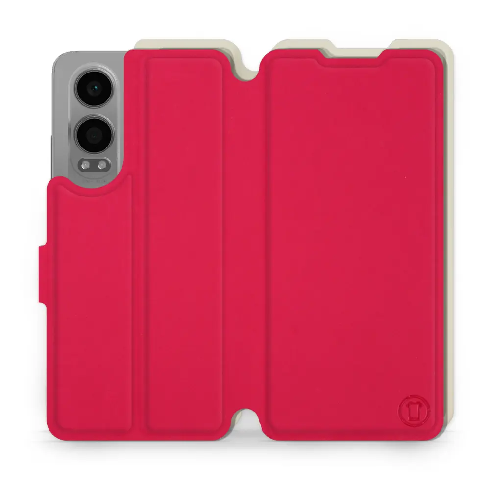 Hülle für OnePlus Nord CE 4 Lite - Farbe Rot mit Platin