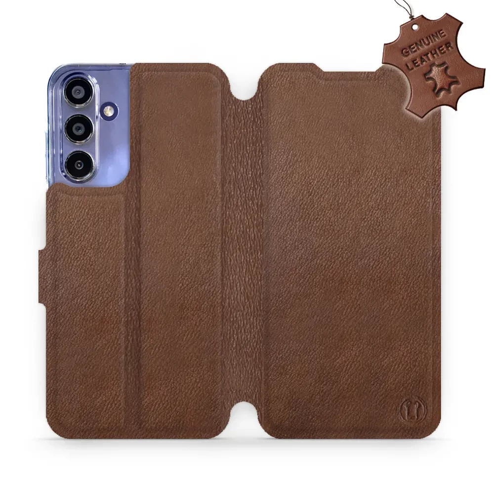 Hülle für Samsung Galaxy A15 4G - Farbe Brown Leather