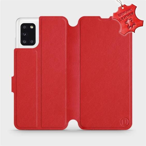 Hülle für Samsung Galaxy A31 - Farbe Red Leather