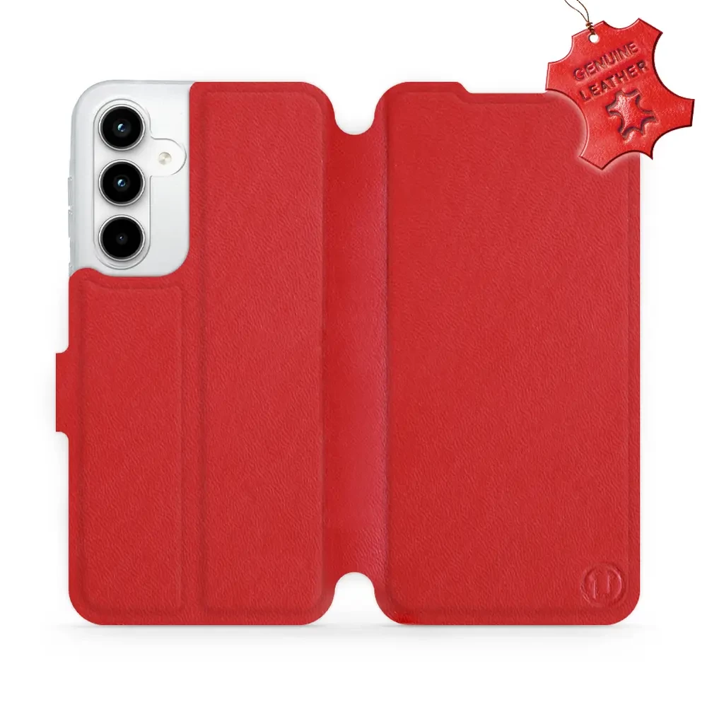 Hülle für Samsung Galaxy A35 5G - Farbe Red Leather