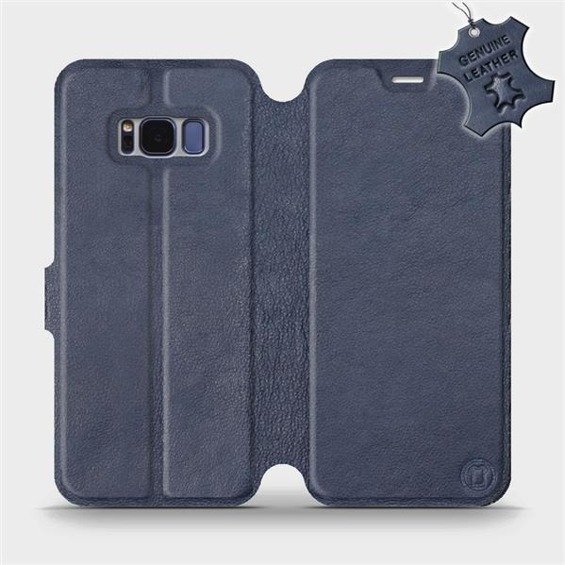 Hülle für Samsung Galaxy S8 Plus - Farbe Blue Leather