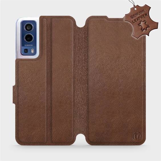 Hülle für Vivo Y72 5G - Farbe Brown Leather