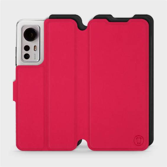 Hülle für Xiaomi 12 - Farbe Rot mit Schwarz