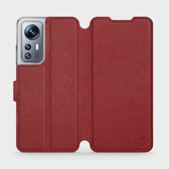 Hülle für Xiaomi 12S - Farbe Dark Red Leather