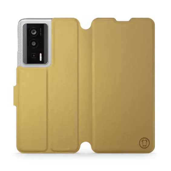 Hülle für Xiaomi POCO F5 Pro - Farbe Gold&Orange