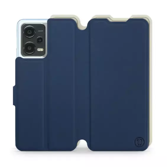 Hülle für Xiaomi POCO X5 5G - Farbe Marineblau mit Platin