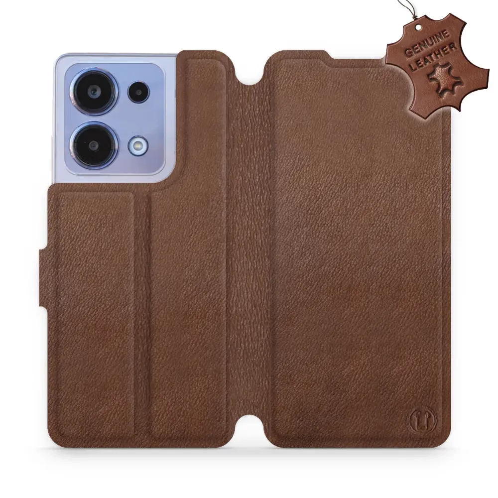 Hülle für Xiaomi Redmi Note 13 4G - Farbe Brown Leather