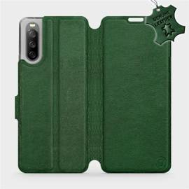 Hülle für Sony Xperia 10 III - Farbe Green Leather