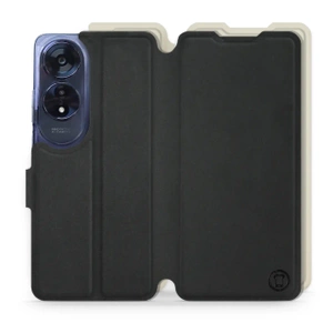 Hülle für OPPO A60 - Farbe Schwarz mit Platin