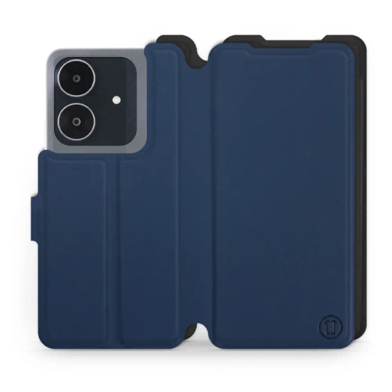 Hülle für Realme Note 60 - Farbe Marine mit Schwarz