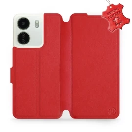 Hülle für Xiaomi Redmi 13C - Farbe Red Leather