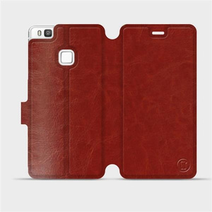 Hülle für Huawei P9 Lite - Farbe Brown&Orange