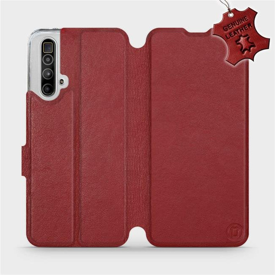 Hülle für Realme X3 SuperZoom - Farbe Dark Red Leather